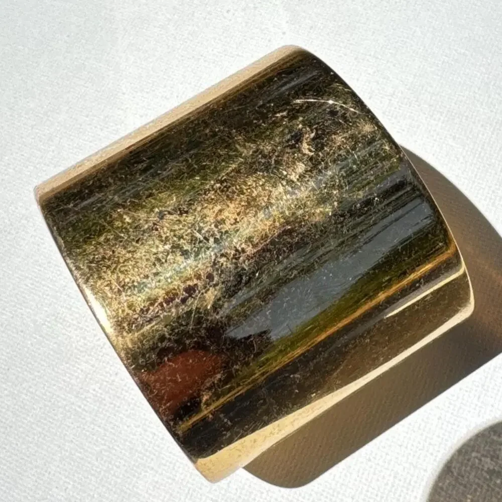 Vintage Vendome Signed Gold Tone Cuff Bracelet